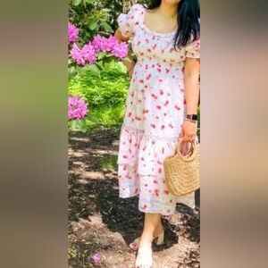 LoveShackFancy Floral Maxi Dress